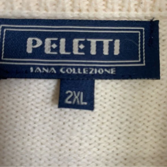 Peletti Men’s Diamond Design Sweater